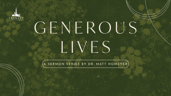 Generous Lives